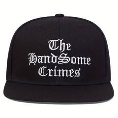 Men's English Letter Hip Hop Flat Brim Hat