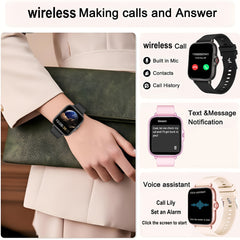 83 inch Touch Screen Sports Smart Watch Wireless Calls Messages Dial Wallpaper