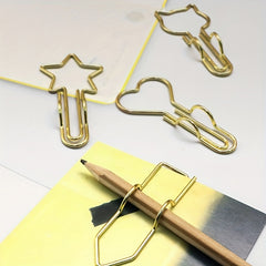 Metal Pen Clips Variety Set Office Accessory Paper Clip Stationery Tool