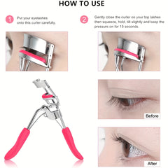 Eyelash Curler Lash Curler With 10 Refills Fits All Eye Shapes