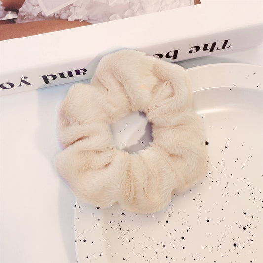 Solid Colors Scrunchy Hair Ties Hair Elastics Soft Scrunchie Ponytail Holders