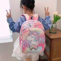 Children's Fantasy Princess Backpack With Side Net Pocket