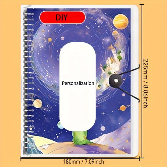 Personalized Photo Spiral Notebook Water Resistant Soft Cover