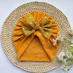 Baby Spring Summer Thin Headband Soft Bowtie Baby Hat