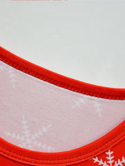 Girl's Christmas Costume Snowflake A-line Dress Kids Clothes For Party