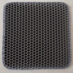 Double Layer Cat Litter Mat Traps Litter Protects Floors Non Slip