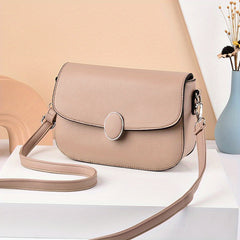 Minimalist Square Flap Shoulder Bag Solid Crossbody Bag