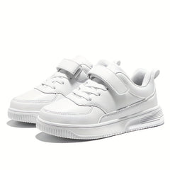 Kids Solid Low Top Sneakers Lightweight Anti Slip Outdoor Shoes