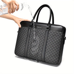 Men's Solid Business Style Document Bag Lightweight Handbag