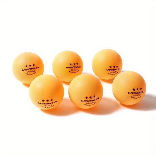 6pcs Outdoor Table Tennis Balls Bulk Orange