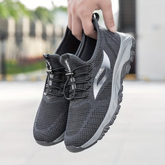 Women's Lace-up Breathable Athletic Running Shoes Soft Sole Casual Sneakers