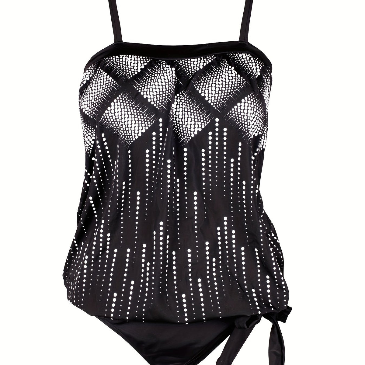  Dot Print Cami Top & Panty Swimsuit Set