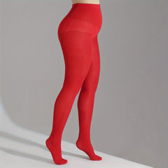  Women's 80D Plain High Rise Pantyhose