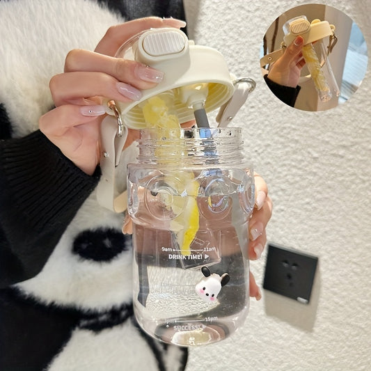 850ml Sports Water Bottle with Tea Filter Leakproof Cup for Outdoor Travel