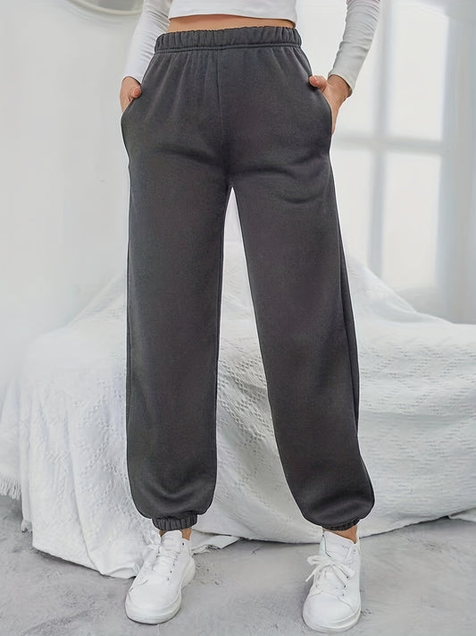 Women's High Waist Sweatpants Autumn Winter Jogger Pants