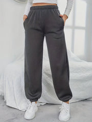 Women's High Waist Sweatpants Autumn Winter Jogger Pants