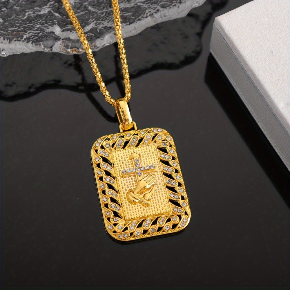 Hip Hop Jewelry Cross Pendant Necklace