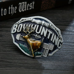 Western Cowboy Deer Belt Buckle Retro Casual Belt Buckle Belts Decoration