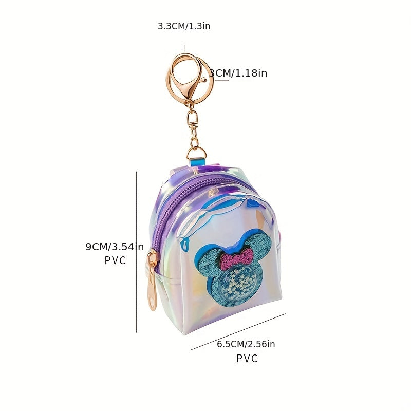 Cartoon Laser Sequin Mouse Bag Coin Purse - Holiday Party Gift