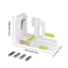 Manual Vegetable Spiralizer Zoodle Maker Potato Slicer Fruit Grater Kitchen