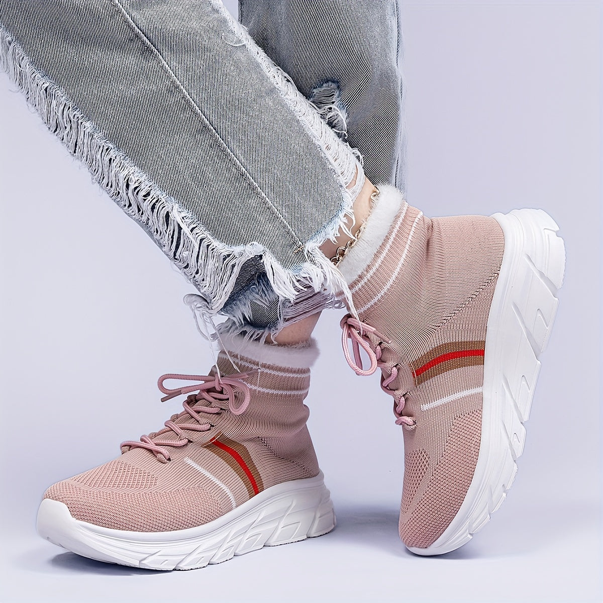 Women's Winter Running Shoes Plush Inner Thermal Outdoor Sneakers