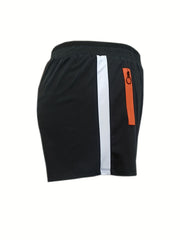  Colorblock Ring Fitness Shorts