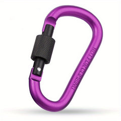 Aluminum Carabiner Outdoor Safety Buckle with Keychain