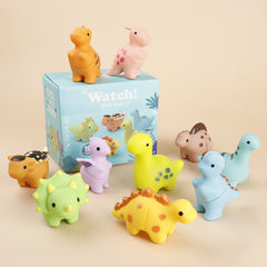 Soft Silicone Dinosaur Puzzle Matching Toy