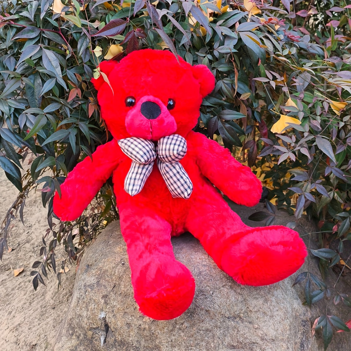 Large Red Plush Teddy Bear Stuffed Animal