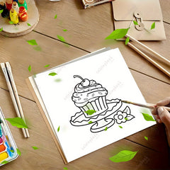 LZX Upgraded Deluxe Thickened Paper Coloring Book - 22 Pages