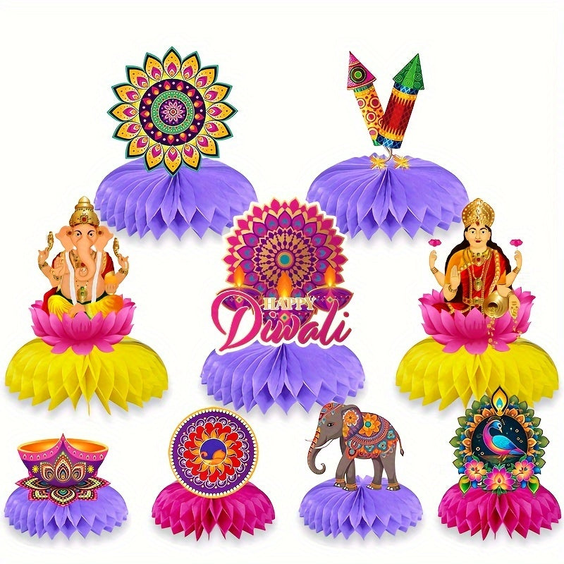 Diwali Honeycomb Table Decoration Set
