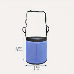 1pc Horse Outdoor Feeding Bag Elastic Adjustable