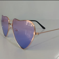 Heart Metal Frame Sunglasses UV400