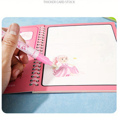 Reusable Water Painting Book for Kids - Fun and Educational Gift