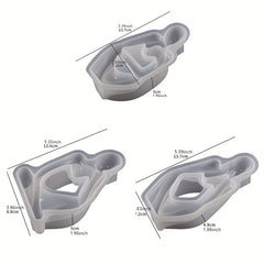 Body Art Thinker Candle Holder Silicone Mold 3pcs Pack