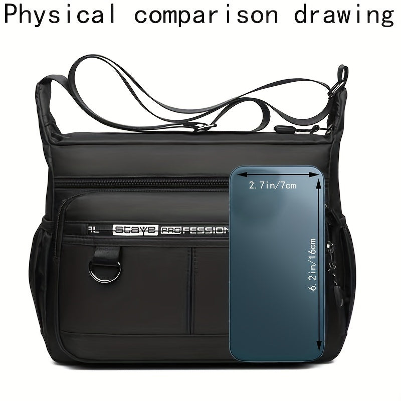 Large Capacity Waterproof Crossbody Bag for Men