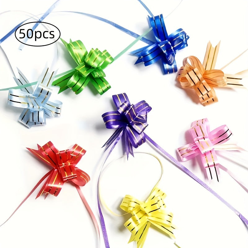 50pcs Assorted Gift Bow Ties for Birthdays, Easter, Mother's Day
