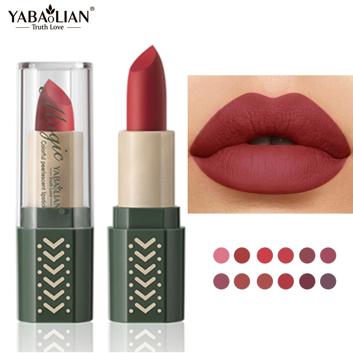 12 Vibrant Velvet Matte Lipsticks - Long Lasting & Waterproof