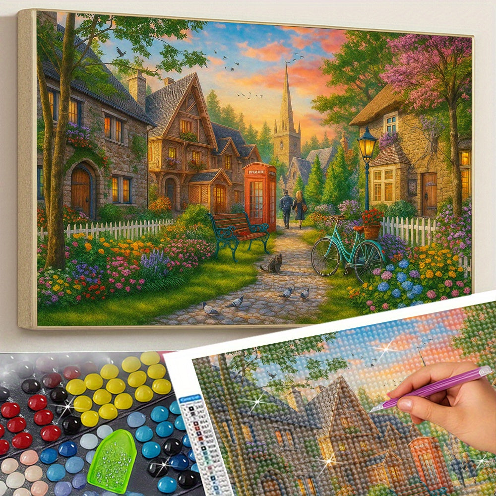 Scenic Diamond Painting Kit for Adults - Relaxing Arts & Crafts Hobby