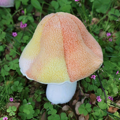 Whimsical Mushroom Pillow 6in Stuffed Plush Sofa Cushion Gradient Home Decor