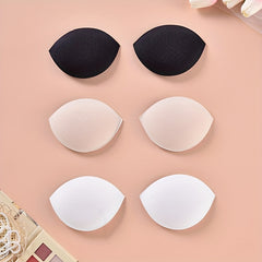 3 Pairs Bra Insert Pads Anti-convex Chest Enhancer Women's Lingerie Acc