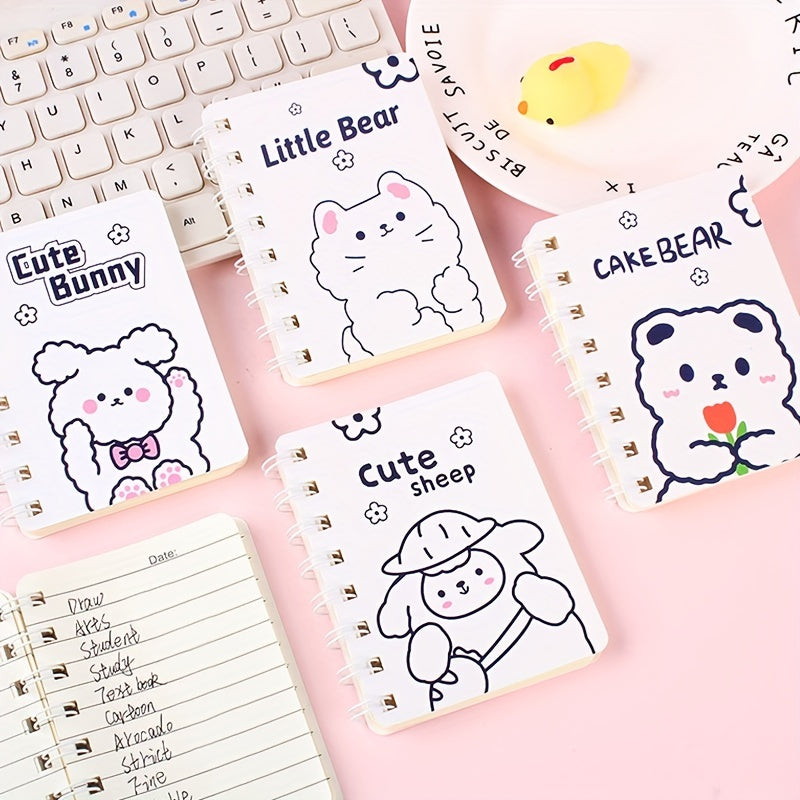 Cartoon Coil Book Mini Portable Student Notebook