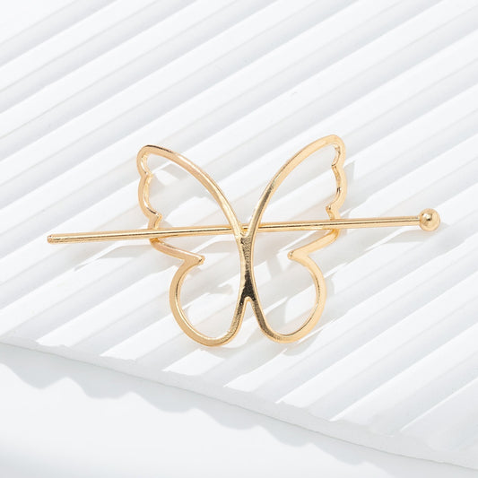 Butterfly Golden Hair Clip Women's Sweet Hair Accessories