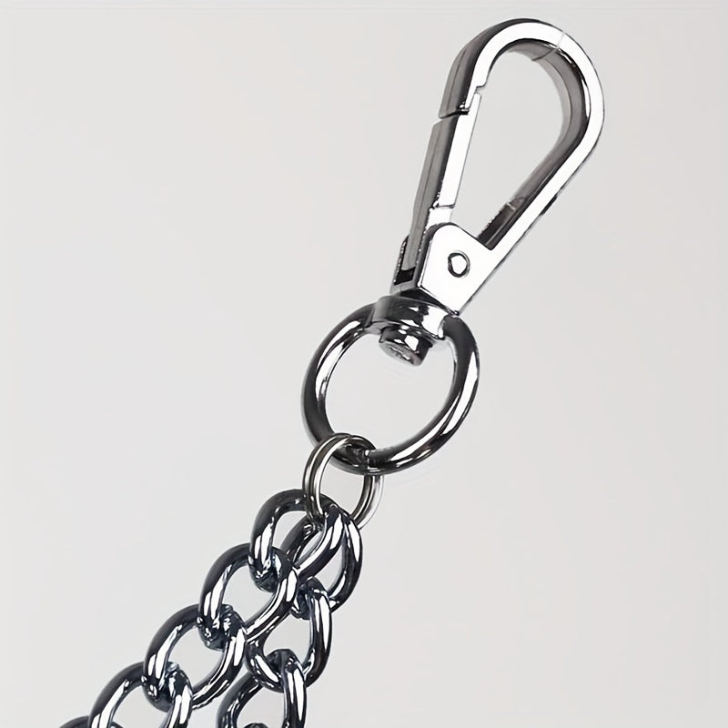 Metal Punk Rock Layered Chain Keychains For Men Waist Key Chain Wallet Jeans