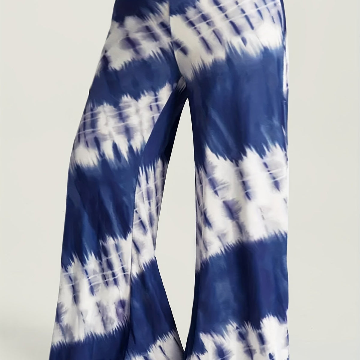  Tie Dye High Rise Flare Leg Pants