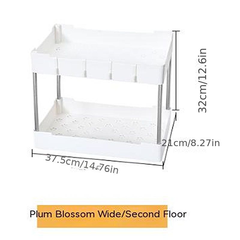 Mobile Storage Rack 5-Layer Home Organizer Without Wheels
