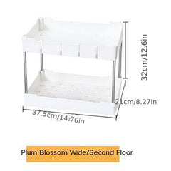 Mobile Storage Rack 5-Layer Home Organizer Without Wheels