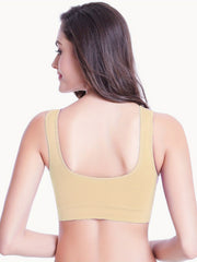 3pcs Wireless Sports Bras Comfy & Breathable Running Yoga Tank Bra