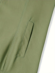 Men's Turndown Collar Chest Pocket Casual Jacket