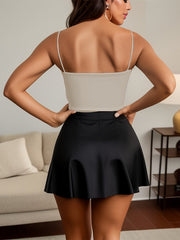 Sexy Tube Crop Cami Top Backless Vacation Stylish Top Spring Summer